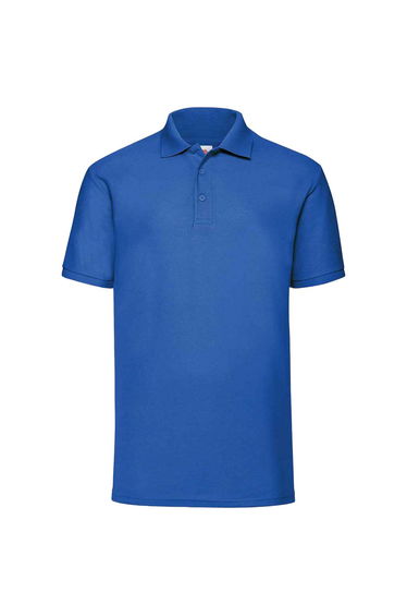 Fruit of the Loom Mens 65/35 Polo Shirt - Royal Blue