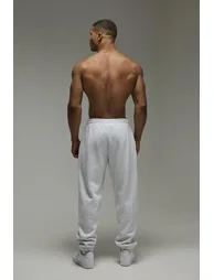 بنطلون رياضة بوهو مان رمادي بقصة واسعة - 1