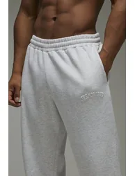 بنطلون رياضة بوهو مان رمادي بقصة واسعة - 2