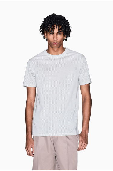 Micro Logo Regular Fit T-Shirt Gun Metal