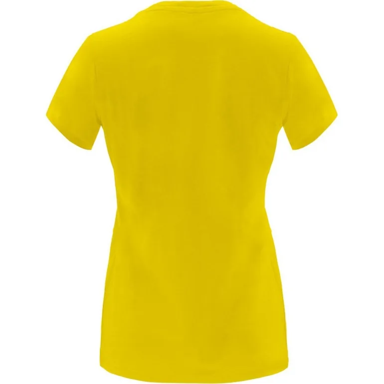 Roly Womens/Ladies Capri Short-Sleeved T-Shirt - Yellow - 1