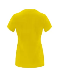 Roly Womens/Ladies Capri Short-Sleeved T-Shirt - Yellow - 1