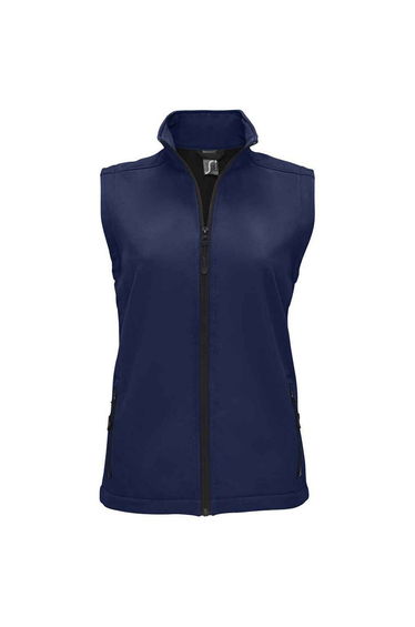 SOLS Womens/Ladies Race Softshell Gilet - French Navy