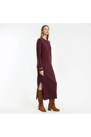 Maxi Jumper/Sweater Dress with Long Sleeves