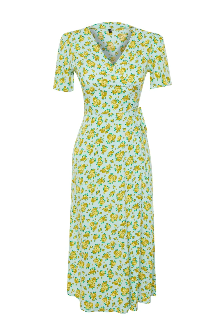 فستان بأزرار مزدوجة - 2