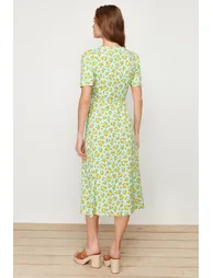 فستان بأزرار مزدوجة - 6