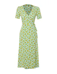 فستان بأزرار مزدوجة - 8