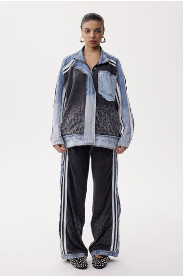 Elfrida Leopard Hayley Deconstruct Jacket