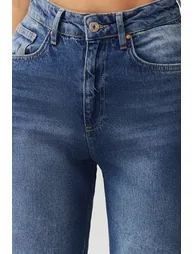 Jeans - Blue - Wide leg - 2