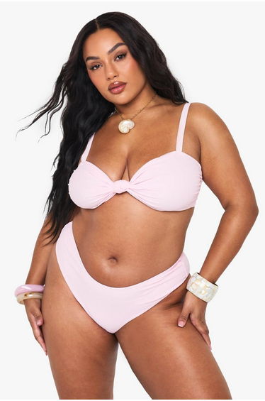 Plus Knotted Bikini