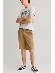 Cotton Bermuda Chino Shorts