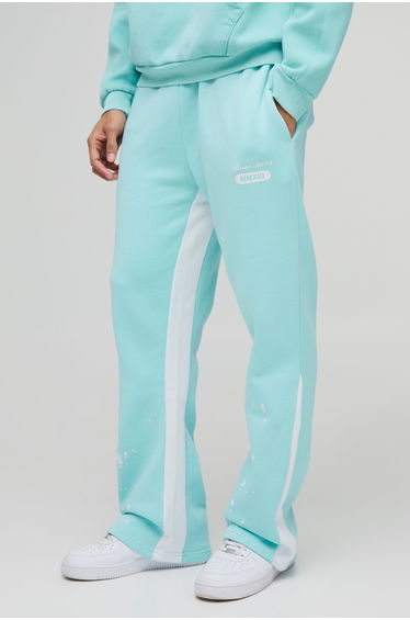 Regular Fit Paint Splatter Gusset Jogger