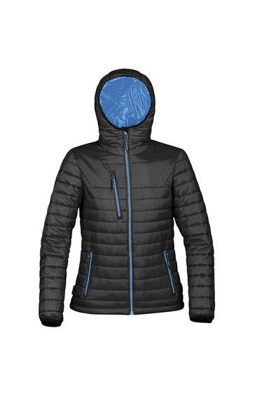 Stormtech Womens/Ladies Gravity Thermal Padded Jacket - Black/Marine Blue