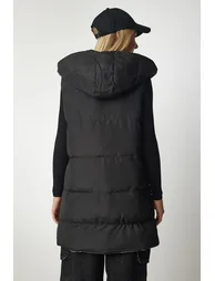 Happiness İStanbul Beige Zipped Vest double face - 12