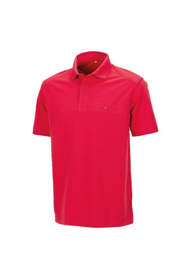 Result Mens Work-Guard Apex Short Sleeve Polo Shirt - Red