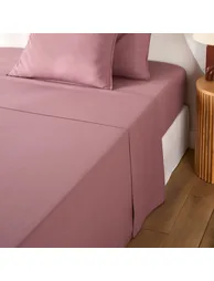 Scenario Plain Washed Cotton Flat Sheet - 1