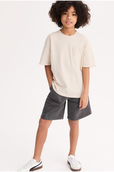 Short Sleeve Crew Neck T-Shirt with Chest Pocket