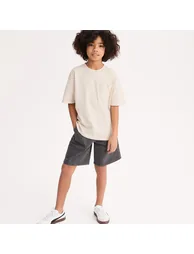 Short Sleeve Crew Neck T-Shirt with Chest Pocket - 1