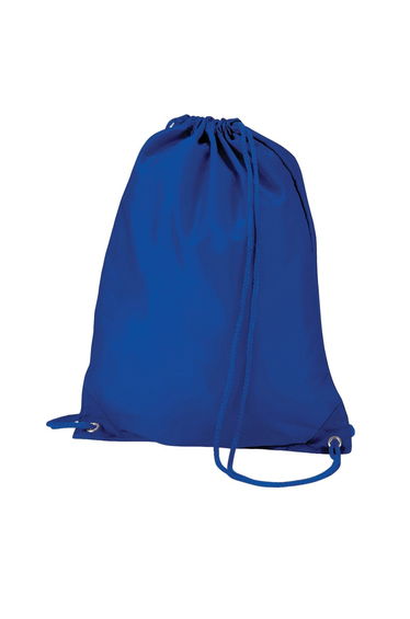 Quadra Drawstring Bag - Bright Royal Blue