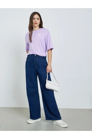 Women Barrel Fit Panelled Jeans