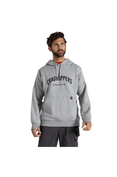 Craghoppers Mens Workwear Oulston Hoodie - Soft Grey Marl