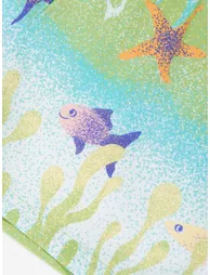 شورت اخضر بطبعة جرافيك - 2