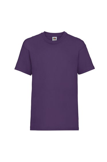 Fruit of the Loom Childrens/Kids Value T-Shirt - Purple
