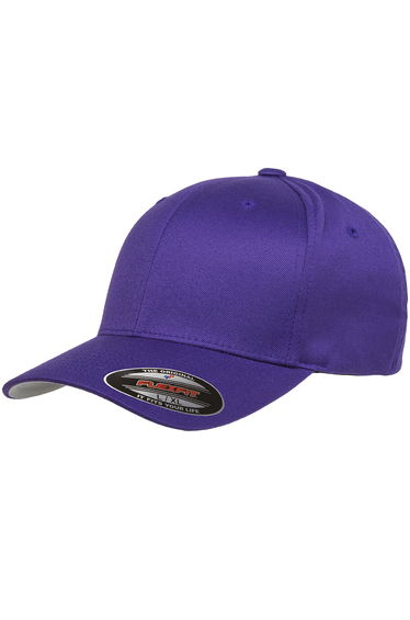 Flexfit Childrens/Kids Wooly Combed Cap - Purple