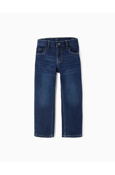 Straight Fit Jeans for Boys, Dark Blue