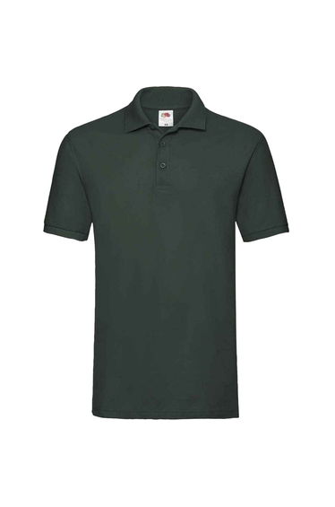 Fruit of the Loom Mens Premium Cotton Pique Polo Shirt - Bottle