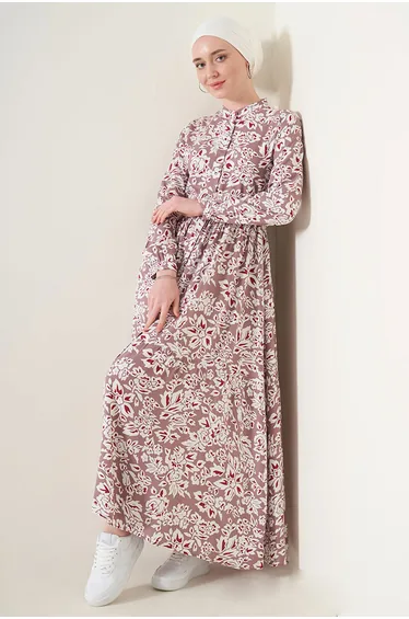 فستان شرعي - زهري