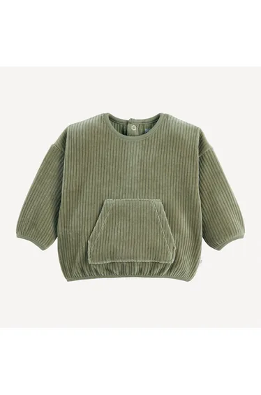 Velour Press-On Sweatshirt