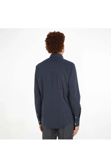 قميص كالفن كلاين أزرق