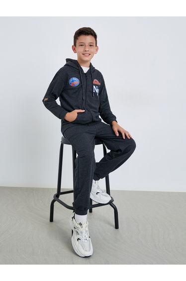 Teen Boys Zip-Up Hoodie and Joggers Set