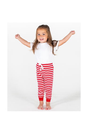 Larkwood Childrens/Kids Lounge Pants - Red/White