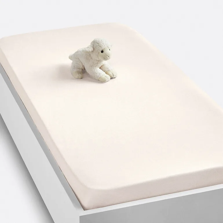 Plain Jersey Fitted Sheet For Cot, Scenario