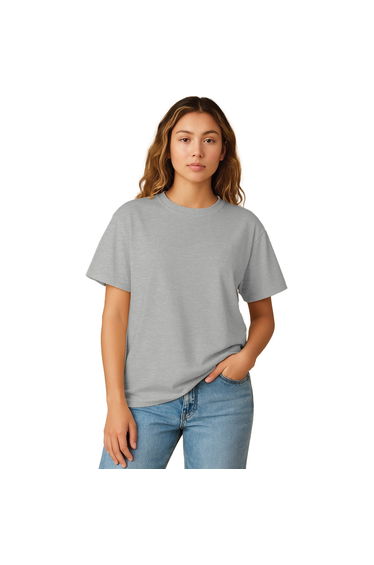 Casual Classics Womens/Ladies Combed Cotton Oversized T-Shirt - Ash Grey