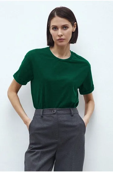 Mad Girls Petrol Green T-Shirt