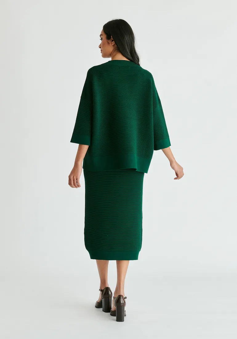 Ribbed Skirt - 4