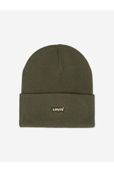 Levi's Boys Tonal Embroidered Beanie in Green