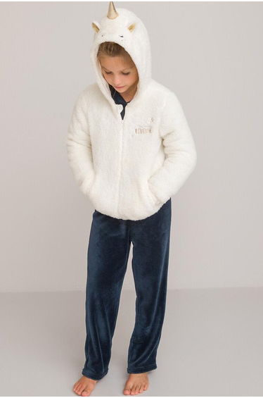 Faux Shearling Unicorn Jacket