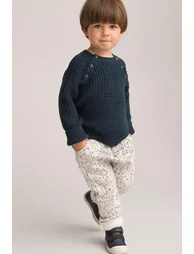 Chunky Knit Jumper/Sweater with Crew Neck