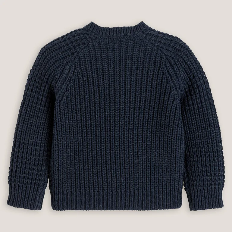 Chunky Knit Jumper/Sweater with Crew Neck - 3