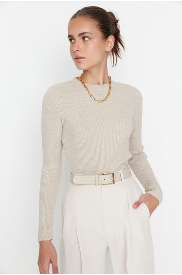 Sweater - Gray - Slim fit
