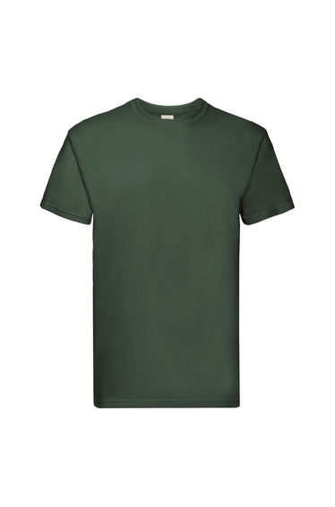 Fruit of the Loom Mens Super Premium T-Shirt - Bottle Green