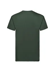 Fruit of the Loom Mens Super Premium T-Shirt - Bottle Green - 1