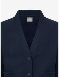 Kids School Sweatshirt Cardigan in Navy - 2