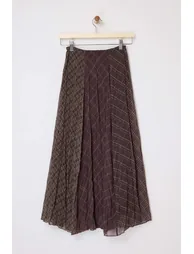 Khaki-Multicolor Skirt