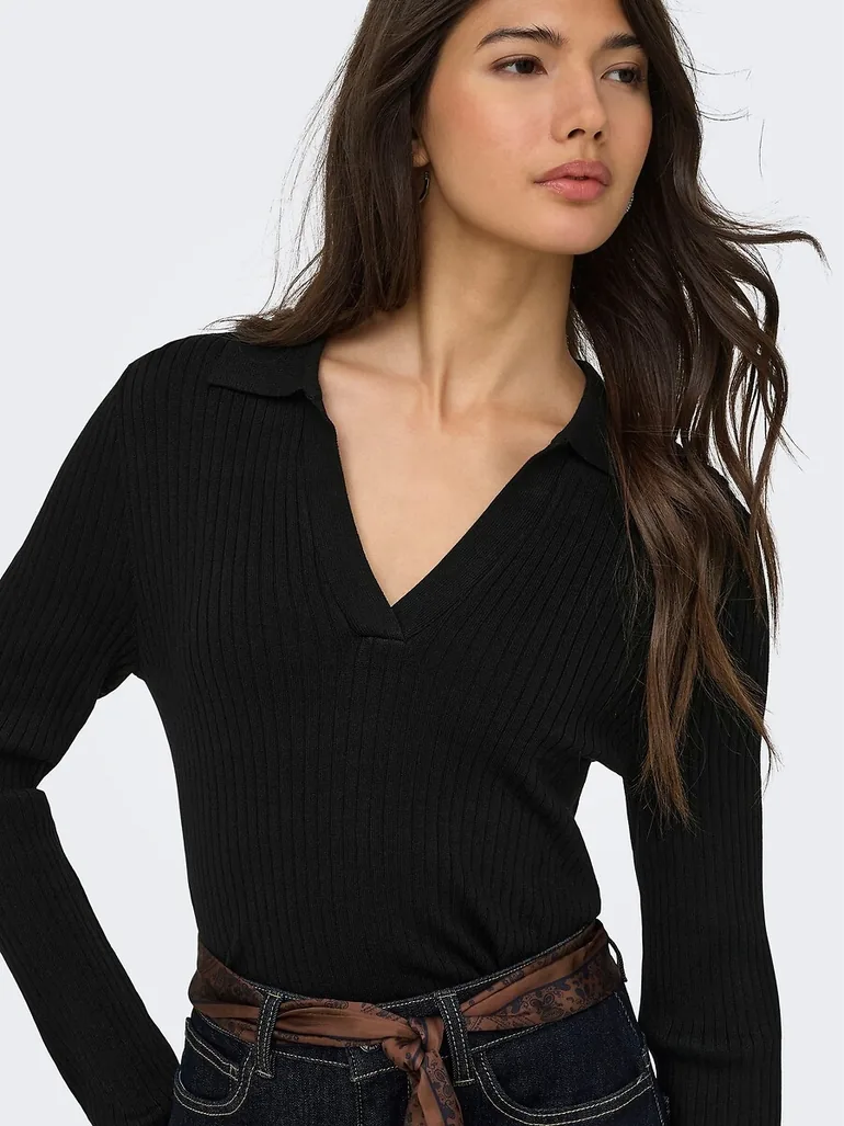 Tight Polo Jumper - 5