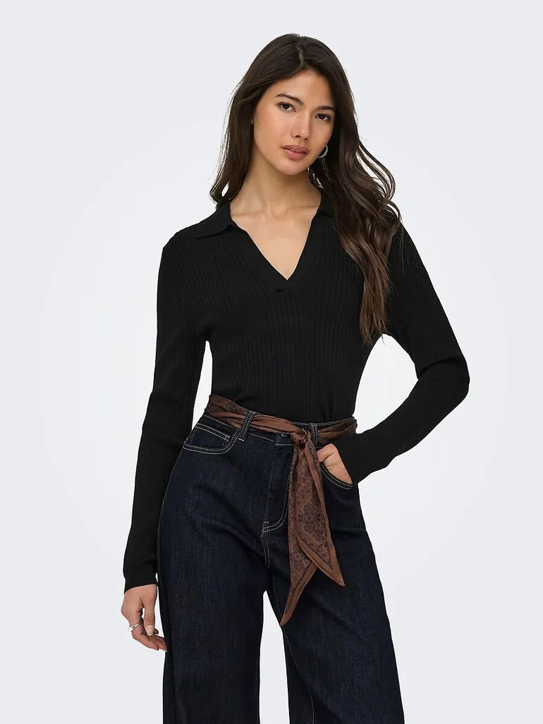 Tight Polo Jumper - 1